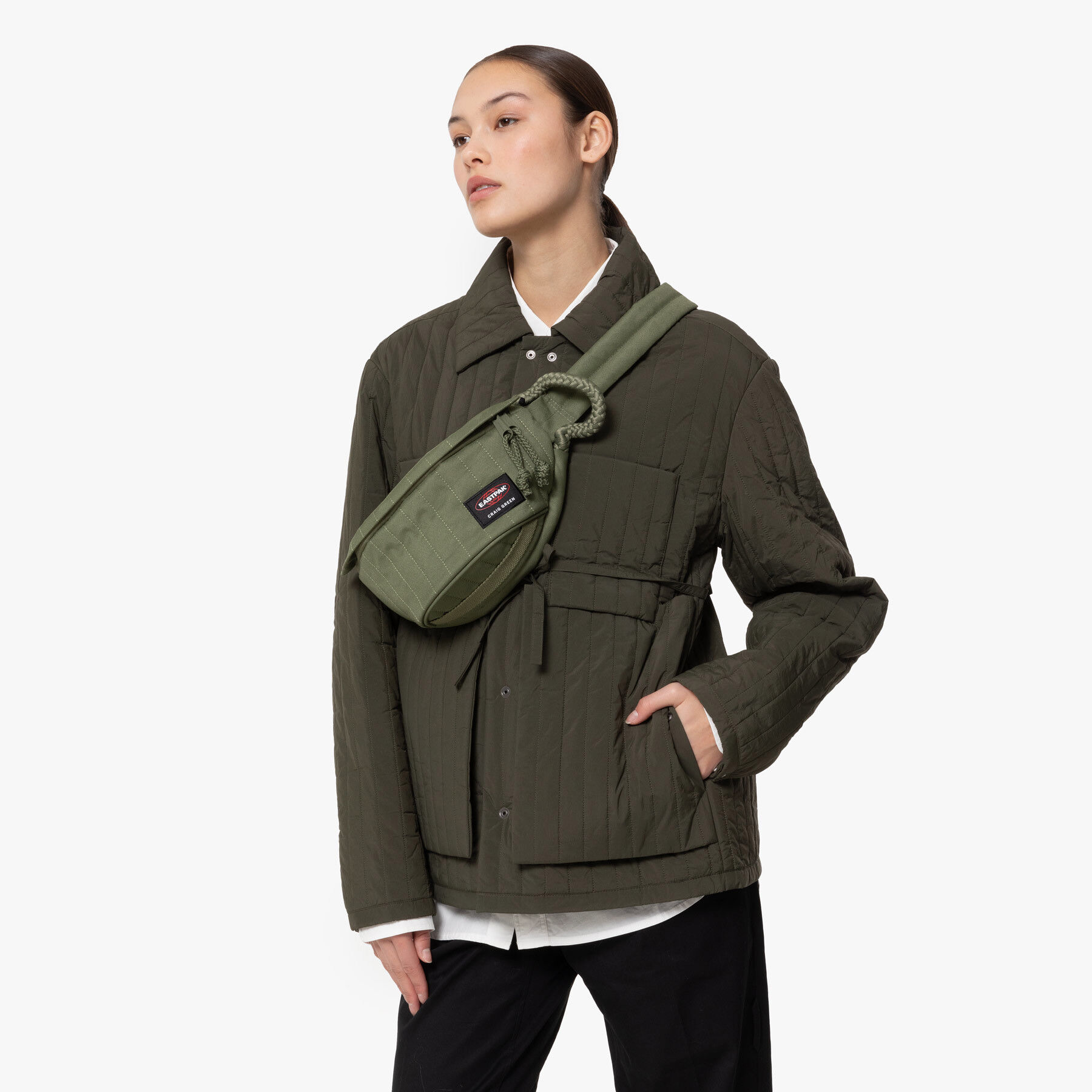Quilted Waist Bag Cg Khaki Bel Çantası | Eastpak