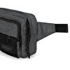 Resim DOUBLE CROSSBODY BLACK DENIM BEL ÇANTASI