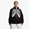 Resim PLEASURES X EASTPAK GERYS SKELETON BLACK SKELETON SIRT ÇANTASI
