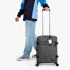 Resim TRANSIT'R 4 S BLACK DENIM TEKERLEKLİ BAVUL