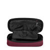Resim OVAL SINGLE MAROON BURGUNDY KALEM KUTUSU