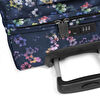 Resim TRANSIT'R S FLORA FADE NAVY TEKERLEKLİ VALİZ