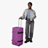 Resim TRANSIT'R M FIG PURPLE TEKERLEKLİ VALİZ