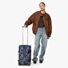 Resim TRANSIT'R S FLORA FADE NAVY TEKERLEKLİ VALİZ