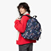 Resim PADDED PAK'R FLORA FADE NAVY SIRT ÇANTASI