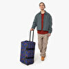 Resim TRANVERZ M BRIZE PALM NAVY TEKERLEKLİ VALİZ