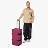 Resim TRANVERZ M WINE BURGUNDY TEKERLEKLİ VALİZ