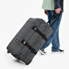 Resim TRANVERZ M BLACK DENIM TEKERLEKLİ VALİZ