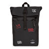 Resim BASQUIAT X EASTPAK UP ROLL BASQUIAT QUOTES SIRT ÇANTASI
