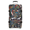 Resim BASQUIAT X EASTPAK TRANSIT'R L BASQUIAT KINGS OF EGYPT 2 TEKERLEKLİ VALİZ
