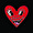 KEITH HARING X EASTPAK TRAVEL TOTE KEITH HARING HEART OMUZ ÇANTASI