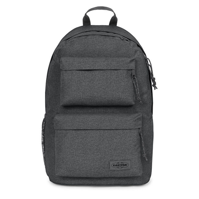 Resim PADDED DOUBLE BLACK DENIM SIRT ÇANTASI