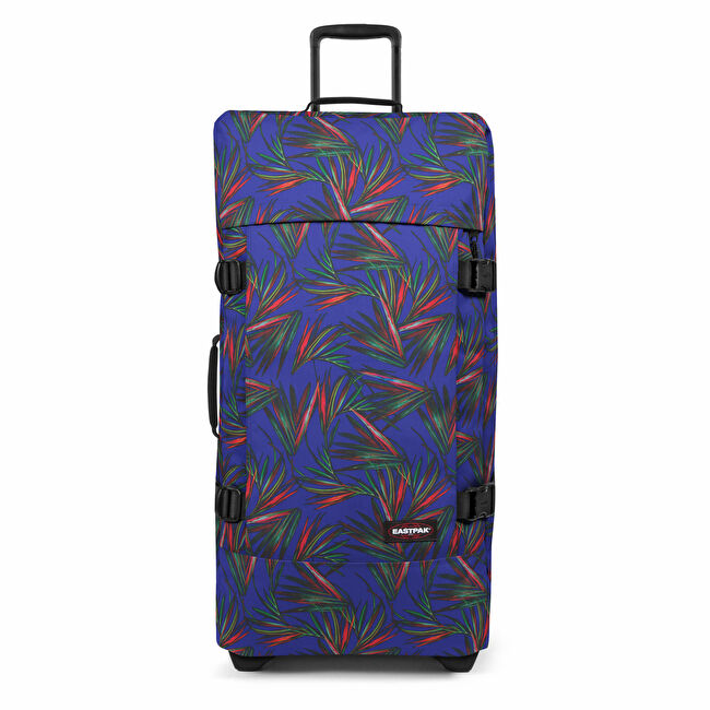 Resim TRANVERZ L BRIZE PALM NAVY TEKERLEKLİ VALİZ