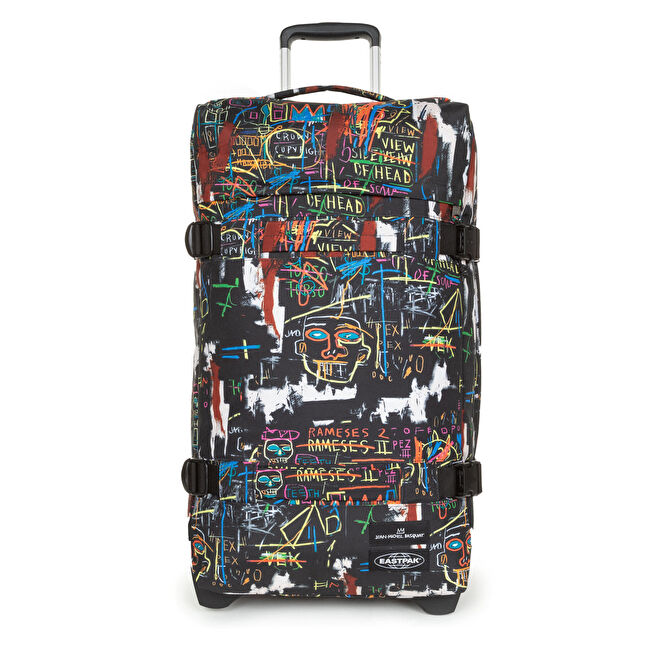 Resim BASQUIAT X EASTPAK TRANSIT'R L BASQUIAT KINGS OF EGYPT 2 TEKERLEKLİ VALİZ