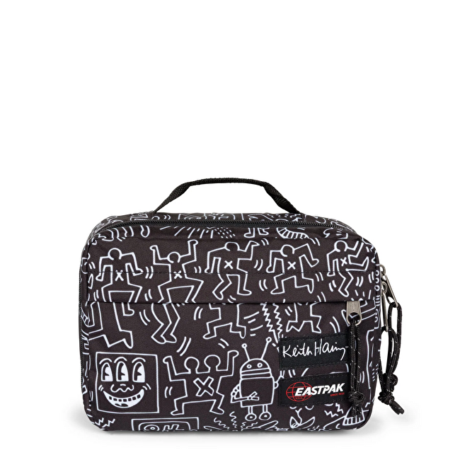 Resim KEITH HARING X EASTPAK ROAD KIT KEITH HARING BLACK SEYAHAT ÇANTASI