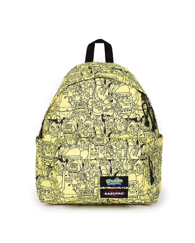 SPONGEBOB SQUAREPANTS X EASPAK DAY PAK'R ALL OVER YELLOW SIRT ÇANTASI
