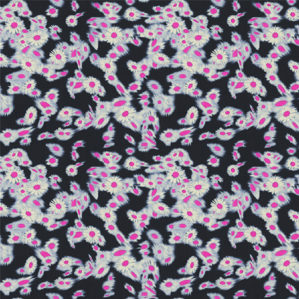 PADDED PAK'R FLOWER SWIFT BLACK SIRT ÇANTASI