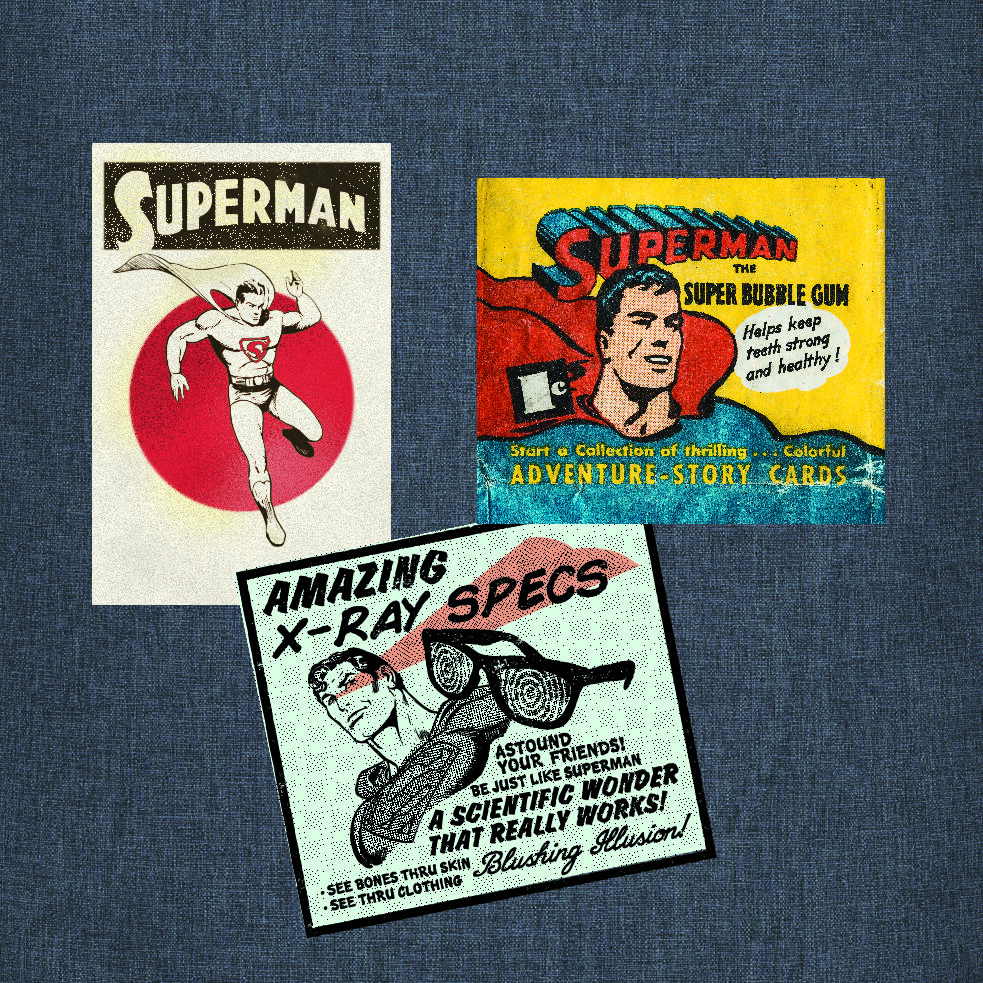 DC COMICS X EASTPAK PADDED PAK'R SUPERMAN PATCH SIRT ÇANTASI