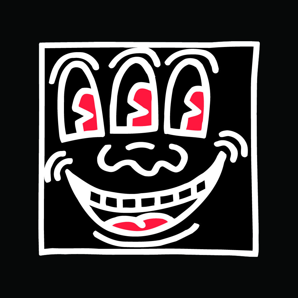 KEITH HARING X EASTPAK TRANSIT'R S KEITH HARING 3 EYES TEKERLEKLİ VALİZ