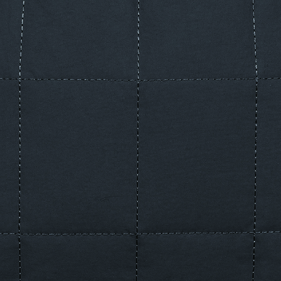 PADDED PAK'R PUFF CHECKS BLACK SIRT ÇANTASI